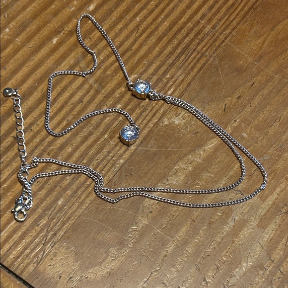 LC Lauren Conrad Gold Tone Necklace with rhinestone Pendant - Picture 9 of 9